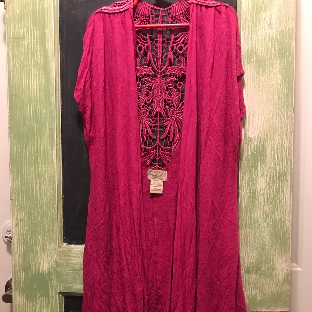 Eyelash Couture Pink Cardigan